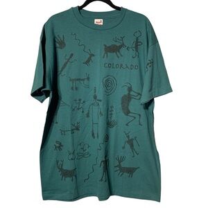 VINTAGE | Deadstock 90s Anvil Colorado Single Stitch Tee - Sz‎ XL